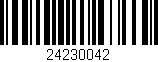 Código de barras (EAN, GTIN, SKU, ISBN): '24230042'