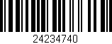 Código de barras (EAN, GTIN, SKU, ISBN): '24234740'