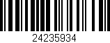 Código de barras (EAN, GTIN, SKU, ISBN): '24235934'