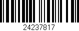 Código de barras (EAN, GTIN, SKU, ISBN): '24237817'