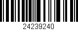 Código de barras (EAN, GTIN, SKU, ISBN): '24239240'
