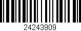 Código de barras (EAN, GTIN, SKU, ISBN): '24243909'