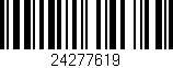 Código de barras (EAN, GTIN, SKU, ISBN): '24277619'