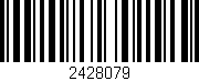 Código de barras (EAN, GTIN, SKU, ISBN): '2428079'