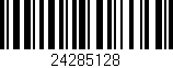 Código de barras (EAN, GTIN, SKU, ISBN): '24285128'
