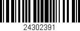 Código de barras (EAN, GTIN, SKU, ISBN): '24302391'