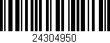 Código de barras (EAN, GTIN, SKU, ISBN): '24304950'