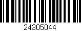 Código de barras (EAN, GTIN, SKU, ISBN): '24305044'