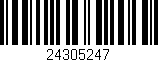 Código de barras (EAN, GTIN, SKU, ISBN): '24305247'