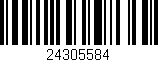 Código de barras (EAN, GTIN, SKU, ISBN): '24305584'