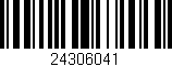 Código de barras (EAN, GTIN, SKU, ISBN): '24306041'