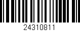 Código de barras (EAN, GTIN, SKU, ISBN): '24310811'