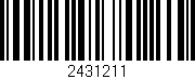 Código de barras (EAN, GTIN, SKU, ISBN): '2431211'