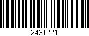 Código de barras (EAN, GTIN, SKU, ISBN): '2431221'