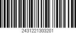 Código de barras (EAN, GTIN, SKU, ISBN): '2431221303201'