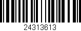 Código de barras (EAN, GTIN, SKU, ISBN): '24313613'
