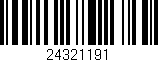 Código de barras (EAN, GTIN, SKU, ISBN): '24321191'