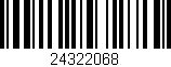 Código de barras (EAN, GTIN, SKU, ISBN): '24322068'