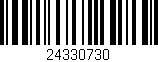 Código de barras (EAN, GTIN, SKU, ISBN): '24330730'