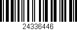 Código de barras (EAN, GTIN, SKU, ISBN): '24336446'