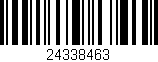 Código de barras (EAN, GTIN, SKU, ISBN): '24338463'