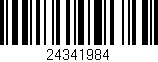 Código de barras (EAN, GTIN, SKU, ISBN): '24341984'