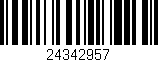 Código de barras (EAN, GTIN, SKU, ISBN): '24342957'