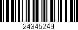 Código de barras (EAN, GTIN, SKU, ISBN): '24345249'