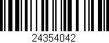 Código de barras (EAN, GTIN, SKU, ISBN): '24354042'