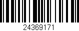 Código de barras (EAN, GTIN, SKU, ISBN): '24369171'