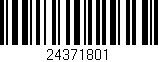 Código de barras (EAN, GTIN, SKU, ISBN): '24371801'