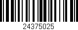 Código de barras (EAN, GTIN, SKU, ISBN): '24375025'