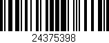 Código de barras (EAN, GTIN, SKU, ISBN): '24375398'