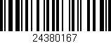 Código de barras (EAN, GTIN, SKU, ISBN): '24380167'