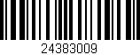 Código de barras (EAN, GTIN, SKU, ISBN): '24383009'