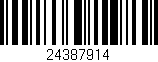 Código de barras (EAN, GTIN, SKU, ISBN): '24387914'