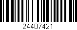 Código de barras (EAN, GTIN, SKU, ISBN): '24407421'
