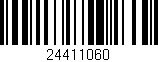 Código de barras (EAN, GTIN, SKU, ISBN): '24411060'