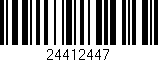 Código de barras (EAN, GTIN, SKU, ISBN): '24412447'