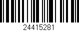 Código de barras (EAN, GTIN, SKU, ISBN): '24415281'