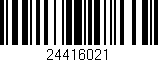 Código de barras (EAN, GTIN, SKU, ISBN): '24416021'