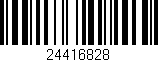 Código de barras (EAN, GTIN, SKU, ISBN): '24416828'