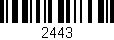 Código de barras (EAN, GTIN, SKU, ISBN): '2443'