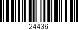 Código de barras (EAN, GTIN, SKU, ISBN): '24436'