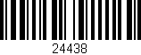 Código de barras (EAN, GTIN, SKU, ISBN): '24438'