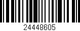 Código de barras (EAN, GTIN, SKU, ISBN): '24448605'