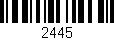 Código de barras (EAN, GTIN, SKU, ISBN): '2445'