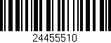 Código de barras (EAN, GTIN, SKU, ISBN): '24455510'
