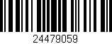 Código de barras (EAN, GTIN, SKU, ISBN): '24479059'