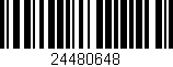 Código de barras (EAN, GTIN, SKU, ISBN): '24480648'